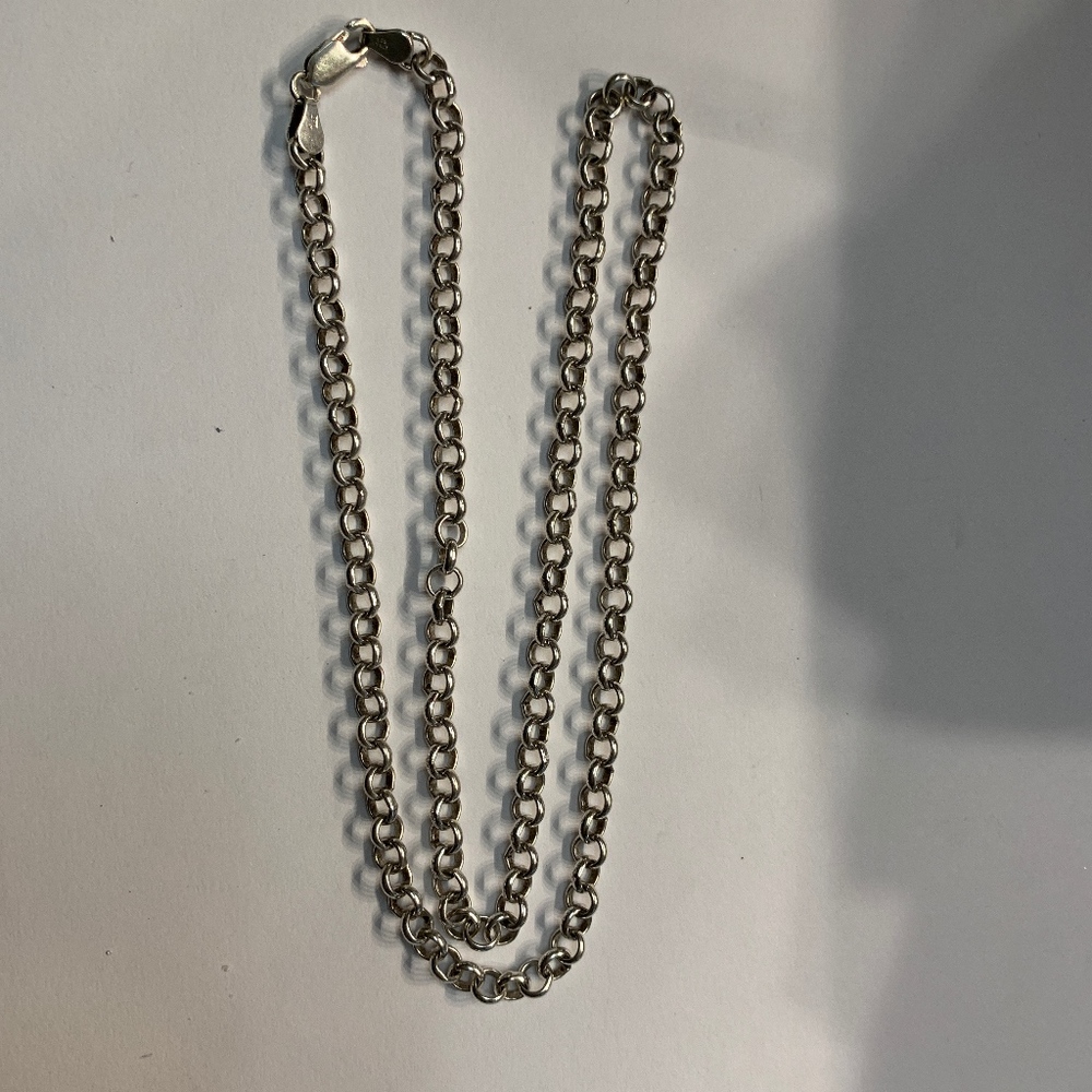 Sterling Silver Rolo Chain - Picture 4 of 4